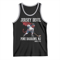 Pine Barrens New Jersey Devil Tank Top Gothic Horror Ice Hockey Gift - Wonder Print Shop