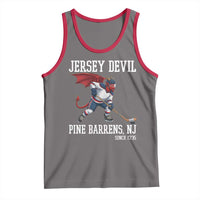 Pine Barrens New Jersey Devil Tank Top Gothic Horror Ice Hockey Gift - Wonder Print Shop