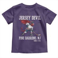Pine Barrens New Jersey Devil Toddler T Shirt Gothic Horror Ice Hockey Gift - Wonder Print Shop