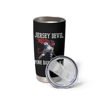 Pine Barrens New Jersey Devil Tumbler Cup Gothic Horror Ice Hockey Gift - Wonder Print Shop