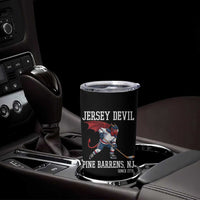Pine Barrens New Jersey Devil Tumbler Cup Gothic Horror Ice Hockey Gift - Wonder Print Shop