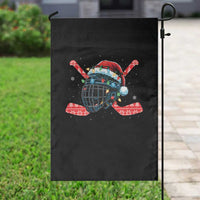 Christmas Ice Hockey Helmet Santa Garden Flag Funny Xmas Gift - Wonder Print Shop