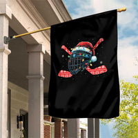 Christmas Ice Hockey Helmet Santa Garden Flag Funny Xmas Gift - Wonder Print Shop