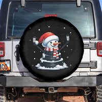 Hockey Puck Snowman Spare Tire Cover Funny Holiday Christmas Gift - Wonder Print Shop