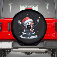 Hockey Puck Snowman Spare Tire Cover Funny Holiday Christmas Gift - Wonder Print Shop
