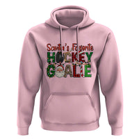 Santa Favorite Hockey Goalie Hoodie Funny Christmas Gift - Wonder Print Shop