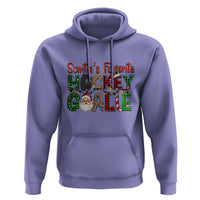 Santa Favorite Hockey Goalie Hoodie Funny Christmas Gift - Wonder Print Shop