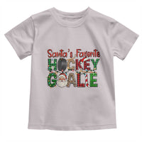 Santa Favorite Hockey Goalie Toddler T Shirt Funny Christmas Gift - Wonder Print Shop
