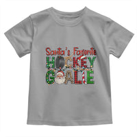 Santa Favorite Hockey Goalie Toddler T Shirt Funny Christmas Gift - Wonder Print Shop