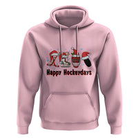 Happy Hockeydays Hoodie Funny Christmas Ice Hockey Gift - Wonder Print Shop