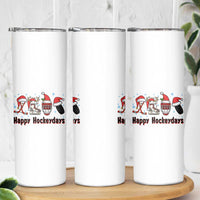 Happy Hockeydays Skinny Tumbler Funny Christmas Ice Hockey Gift - Wonder Print Shop