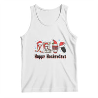 Happy Hockeydays Tank Top Funny Christmas Ice Hockey Gift - Wonder Print Shop