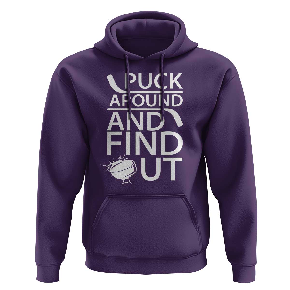 Puck Around And Find Out Hoodie Hockey Lover Gift - Wonder Print Shop