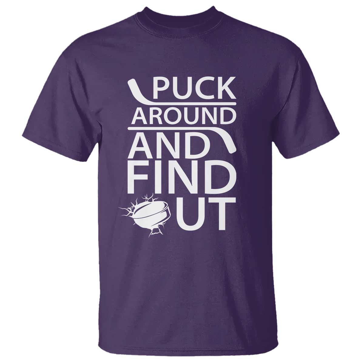 Puck Around And Find Out T Shirt Hockey Lover Gift - Wonder Print Shop