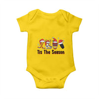 Funny Ice Hockey Christmas Gift Baby Onesie Tis The Season - Wonder Print Shop