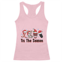 Funny Ice Hockey Christmas Gift Racerback Tank Top Tis The Season - Wonder Print Shop