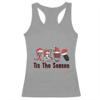 Funny Ice Hockey Christmas Gift Racerback Tank Top Tis The Season - Wonder Print Shop