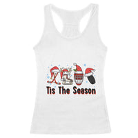 Funny Ice Hockey Christmas Gift Racerback Tank Top Tis The Season - Wonder Print Shop