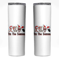 Funny Ice Hockey Christmas Gift Skinny Tumbler Tis The Season - Wonder Print Shop