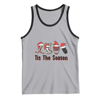 Funny Ice Hockey Christmas Gift Tank Top Tis The Season - Wonder Print Shop