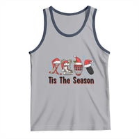 Funny Ice Hockey Christmas Gift Tank Top Tis The Season - Wonder Print Shop