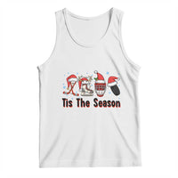 Funny Ice Hockey Christmas Gift Tank Top Tis The Season - Wonder Print Shop