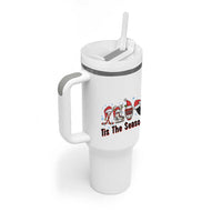 Funny Ice Hockey Christmas Gift Tumbler With Handle Tis The Season - Wonder Print Shop