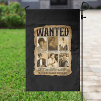 Well Behaved Women Seldom Make History Garden Flag Vintage Feminist Poster - Wonder Print Shop
