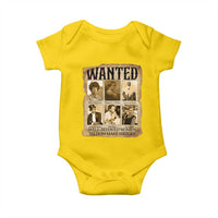 Well Behaved Women Seldom Make History Baby Onesie Vintage Feminist Poster - Wonder Print Shop