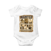 Well Behaved Women Seldom Make History Baby Onesie Vintage Feminist Poster - Wonder Print Shop