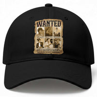 Well Behaved Women Seldom Make History Baseball Cap Vintage Feminist Poster