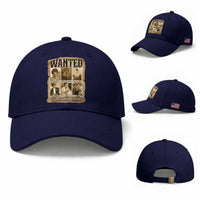 Well Behaved Women Seldom Make History Baseball Cap Vintage Feminist Poster
