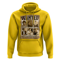 Well Behaved Women Seldom Make History Hoodie Vintage Feminist Poster - Wonder Print Shop