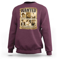 Well Behaved Women Seldom Make History Sweatshirt Vintage Feminist Poster - Wonder Print Shop