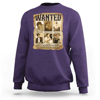 Well Behaved Women Seldom Make History Sweatshirt Vintage Feminist Poster - Wonder Print Shop