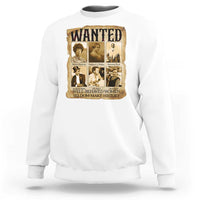 Well Behaved Women Seldom Make History Sweatshirt Vintage Feminist Poster - Wonder Print Shop