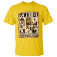 Well Behaved Women Seldom Make History T Shirt Vintage Feminist Poster - Wonder Print Shop