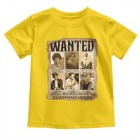 Well Behaved Women Seldom Make History Toddler T Shirt Vintage Feminist Poster - Wonder Print Shop