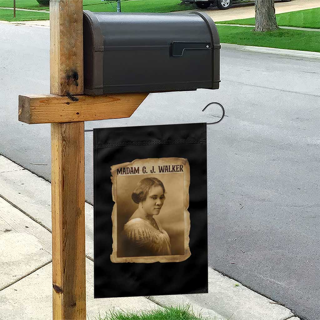 Madam CJ Walker Garden Flag Female Empowerment History Gift - Wonder Print Shop