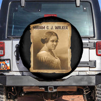 Madam CJ Walker Spare Tire Cover Female Empowerment History Gift - Wonder Print Shop