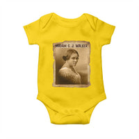 Madam CJ Walker Baby Onesie Female Empowerment History Gift - Wonder Print Shop