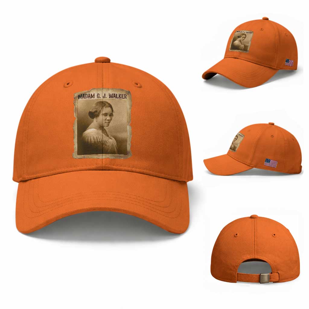Madam CJ Walker Baseball Cap Female Empowerment History Gift