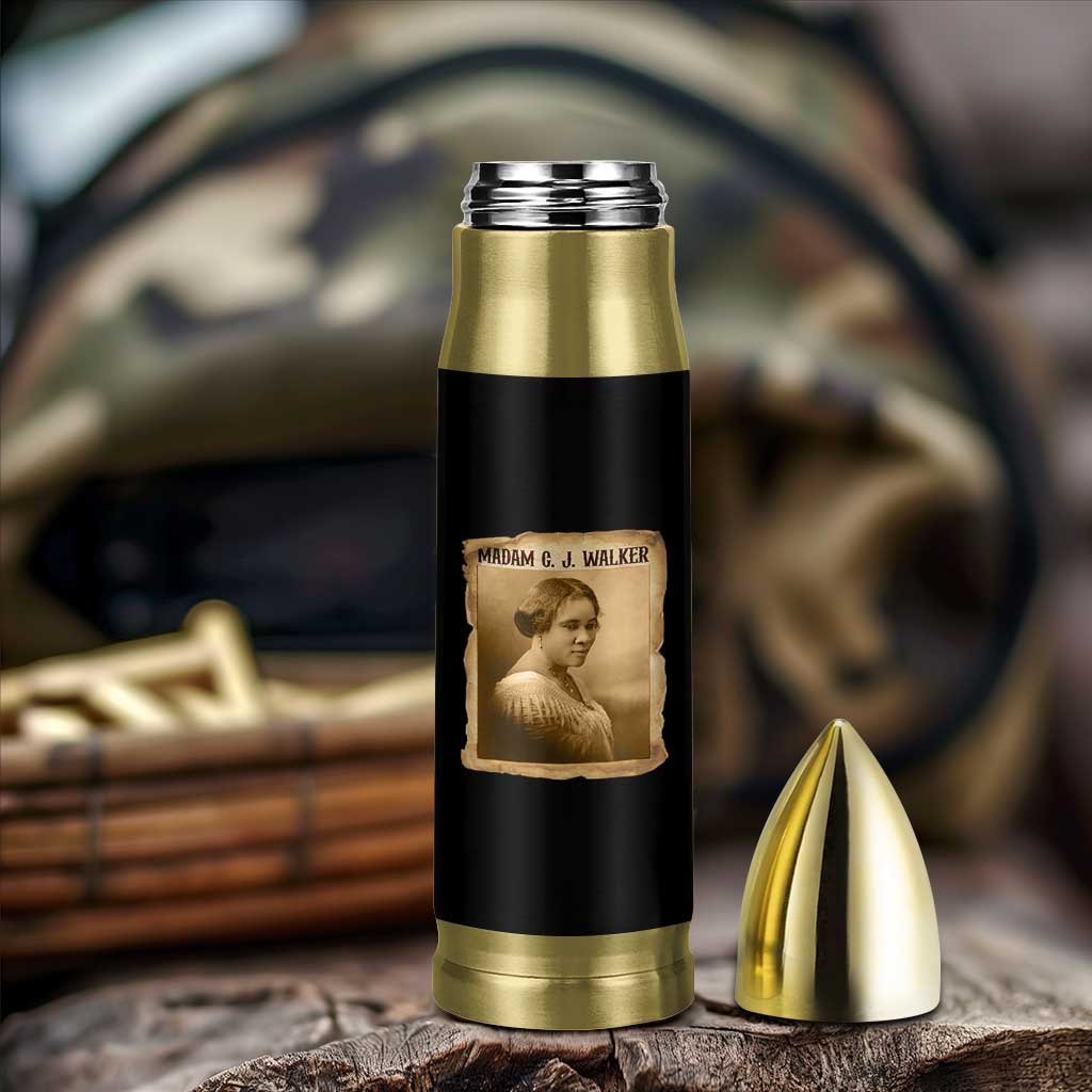 Madam CJ Walker Bullet Tumbler Female Empowerment History Gift - Wonder Print Shop