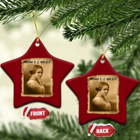 Madam CJ Walker Ceramic Ornament Female Empowerment History Gift - Wonder Print Shop