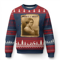 Madam CJ Walker Ugly Christmas Sweater Female Empowerment History Gift - Wonder Print Shop