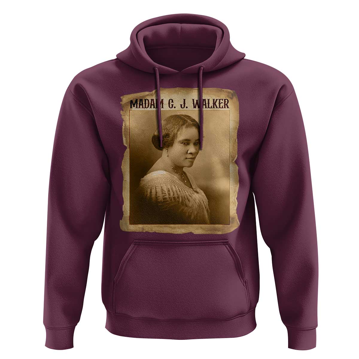 Madam CJ Walker Hoodie Female Empowerment History Gift - Wonder Print Shop