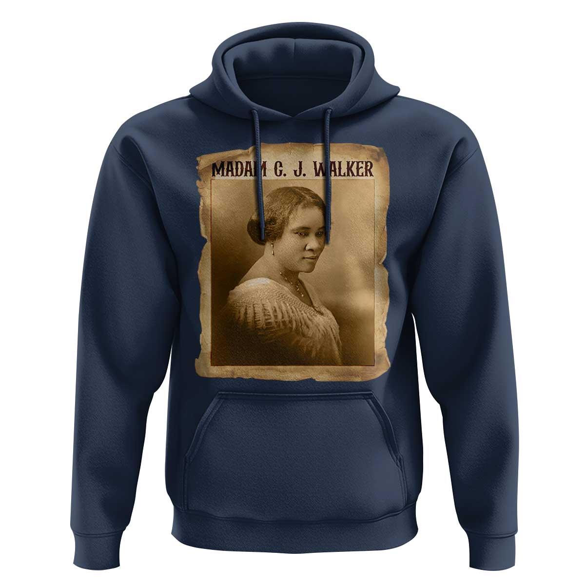 Madam CJ Walker Hoodie Female Empowerment History Gift - Wonder Print Shop