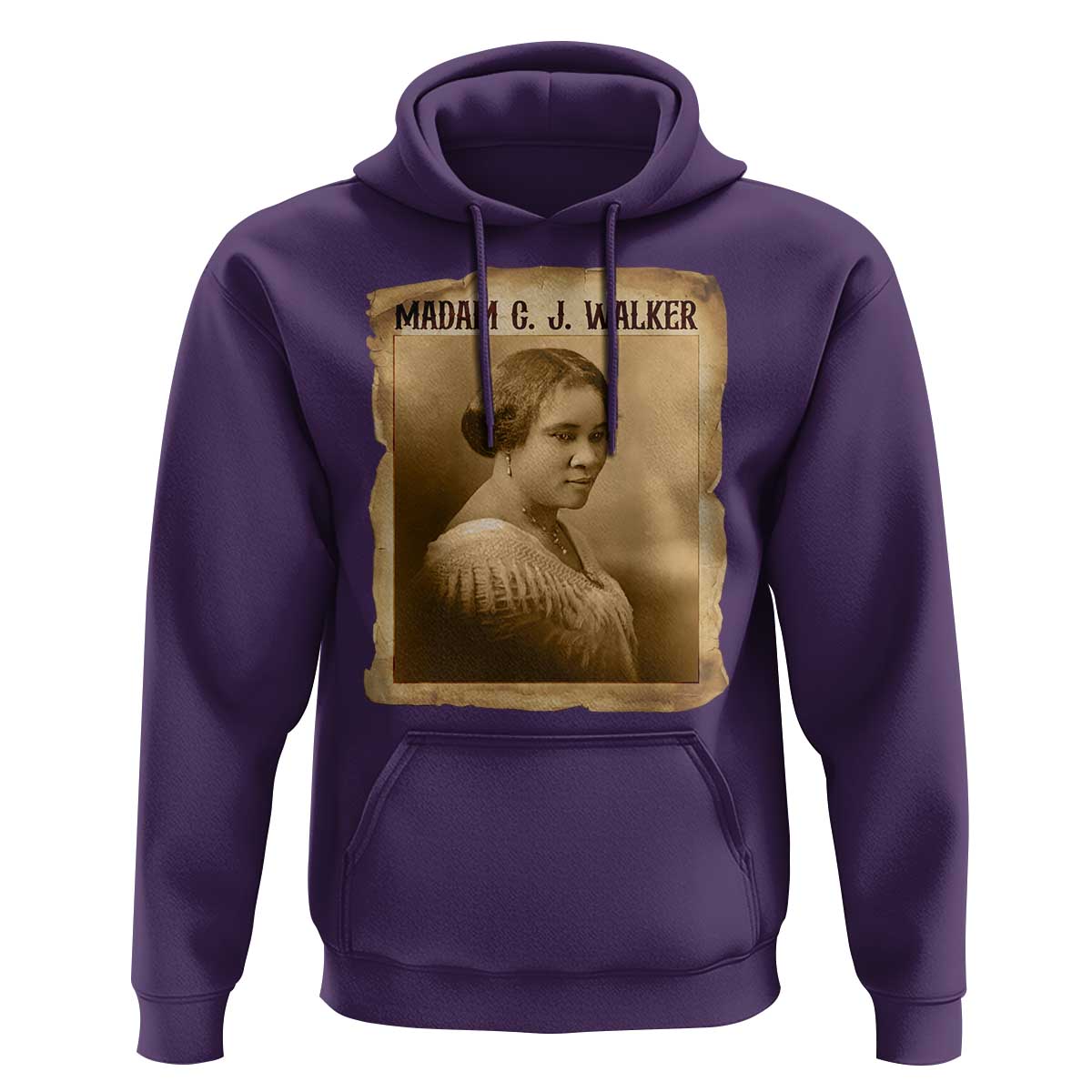 Madam CJ Walker Hoodie Female Empowerment History Gift - Wonder Print Shop