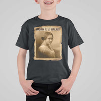 Madam CJ Walker T Shirt For Kid Female Empowerment History Gift - Wonder Print Shop