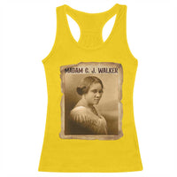 Madam CJ Walker Racerback Tank Top Female Empowerment History Gift - Wonder Print Shop